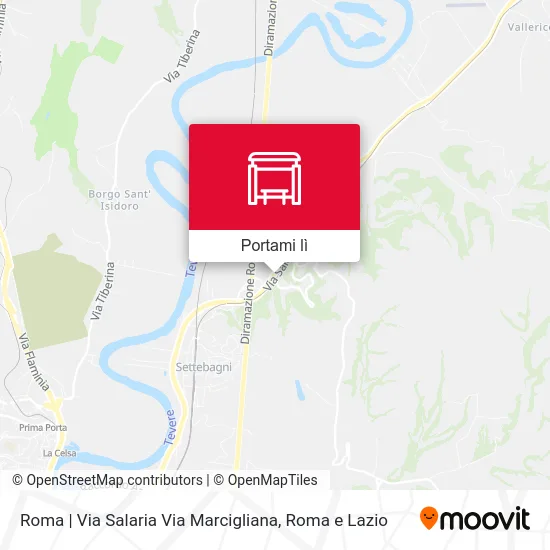 Mappa Roma | Via Salaria Via Marcigliana