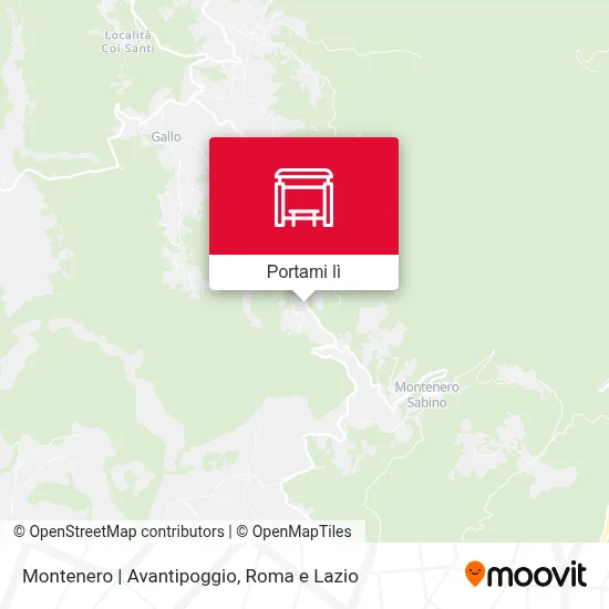Mappa Montenero | Avantipoggio
