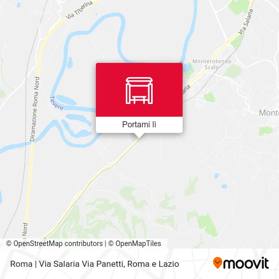 Mappa Roma | Via Salaria Via Panetti