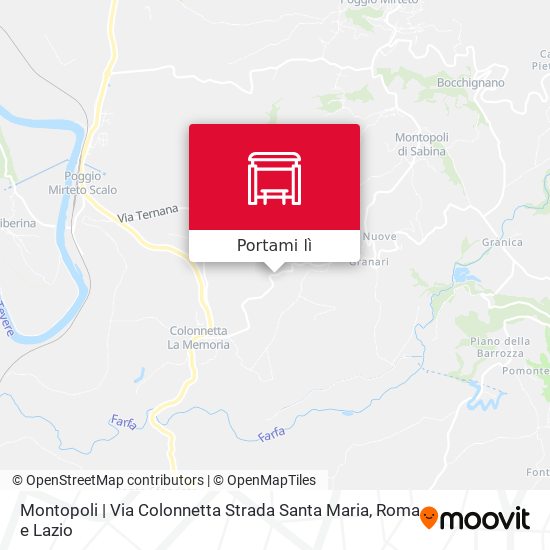 Mappa Montopoli | Via Colonnetta Strada Santa Maria