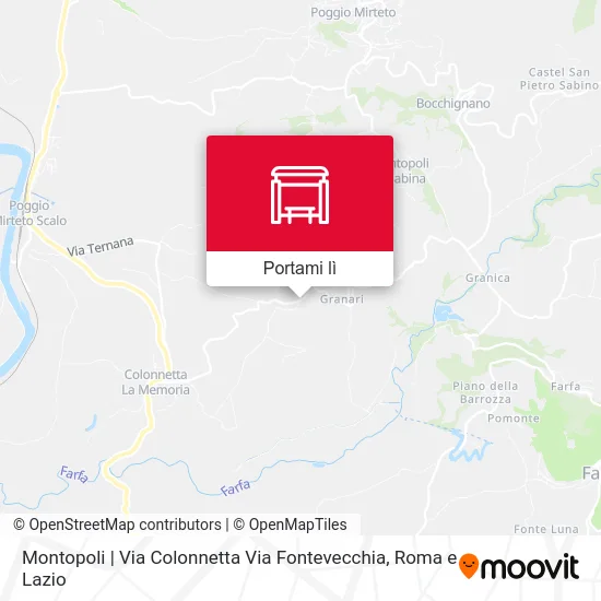 Mappa Montopoli | Via Colonnetta Via Fontevecchia