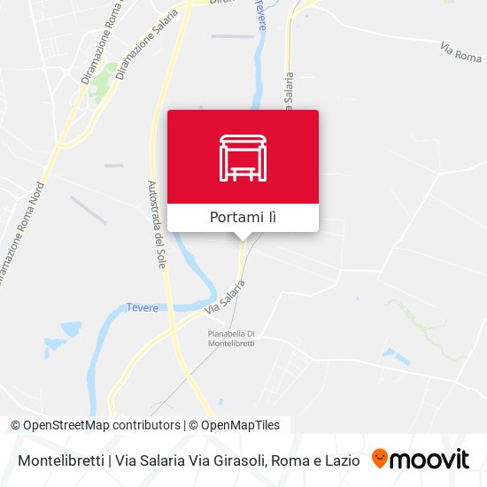 Mappa Montelibretti | Via Salaria Via Girasoli
