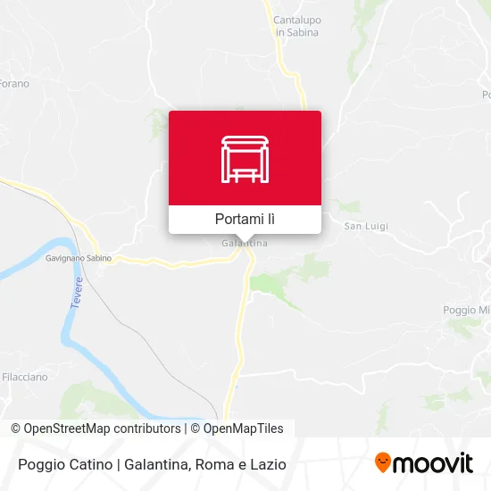 Mappa Poggio Catino | Galantina