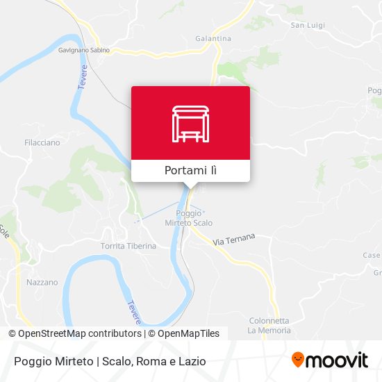 Mappa Poggio Mirteto | Scalo