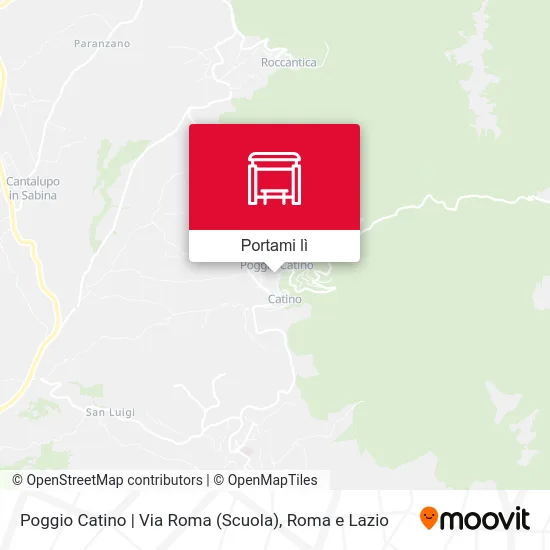 Mappa Poggio Catino | Via Roma (Scuola)