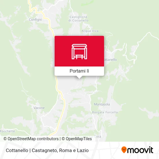 Mappa Cottanello | Castagneto