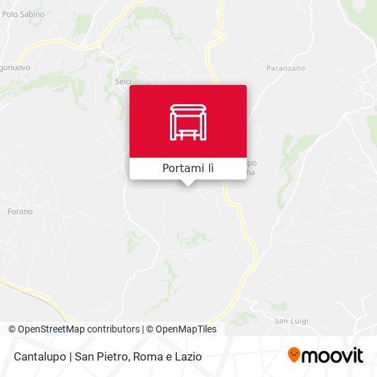 Mappa Cantalupo | San Pietro