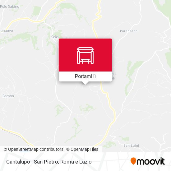 Mappa Cantalupo | San Pietro