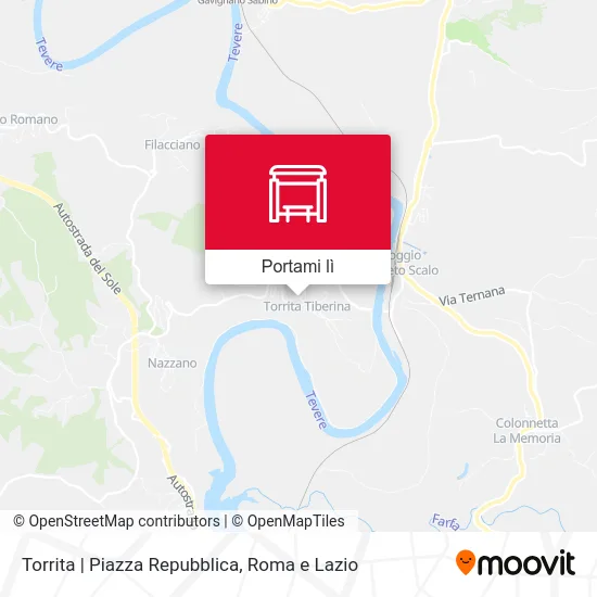 Mappa Torrita | Piazza Repubblica