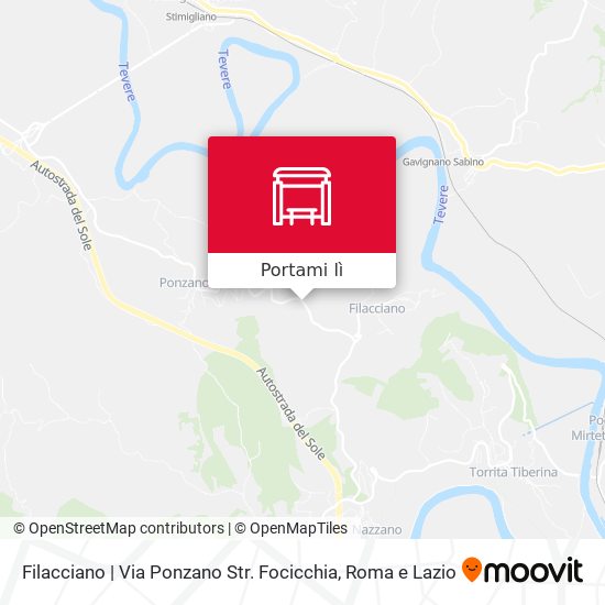 Mappa Filacciano | Via Ponzano Str. Focicchia