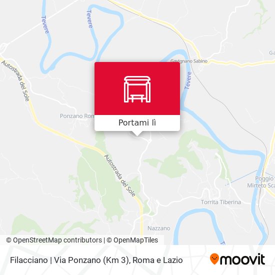 Mappa Filacciano | Via Ponzano (Km 3)