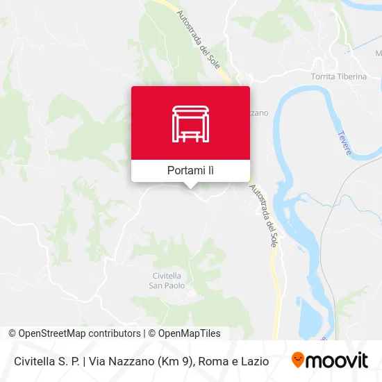 Mappa Civitella S. P. | Via Nazzano (Km 9)