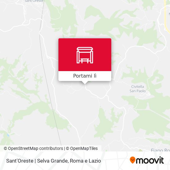 Mappa Sant'Oreste | Selva Grande