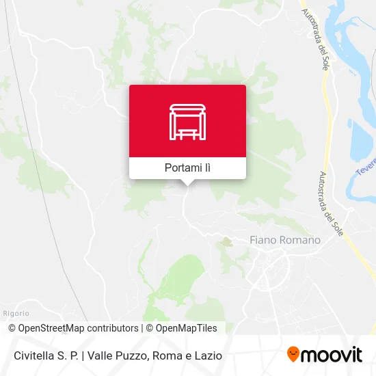 Mappa Civitella S. P. | Valle Puzzo