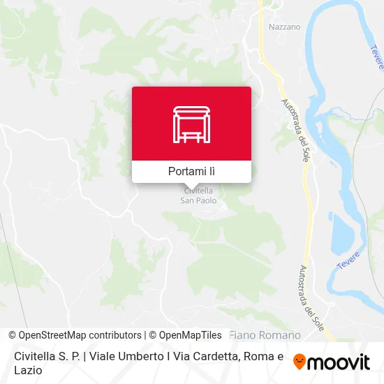 Mappa Civitella S. P. | Viale Umberto I Via Cardetta