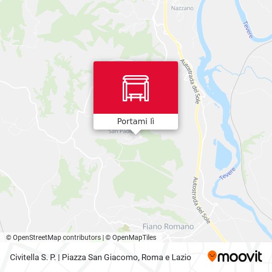 Mappa Civitella S. P. | Piazza San Giacomo