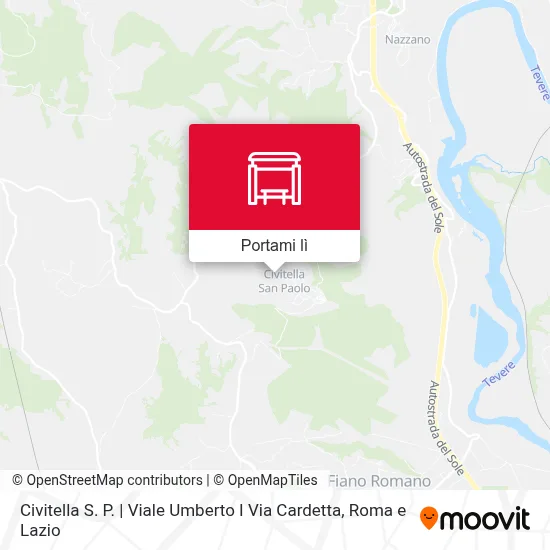 Mappa Civitella S. P. | Viale Umberto I Via Cardetta