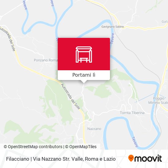 Mappa Filacciano | Via Nazzano Str. Valle
