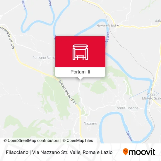 Mappa Filacciano | Via Nazzano Str. Valle