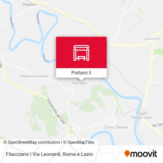Mappa Filacciano | Via Leonardi
