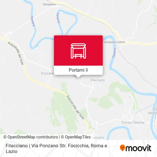 Mappa Filacciano | Via Ponzano Str. Focicchia
