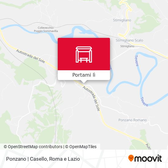 Mappa Ponzano | Casello