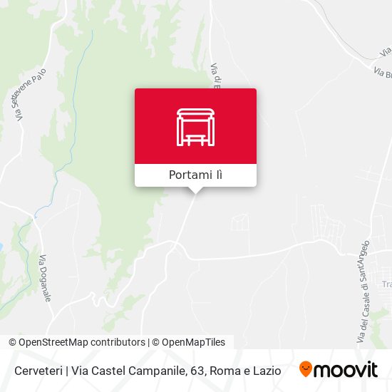 Mappa Cerveteri | Via Castel Campanile, 63