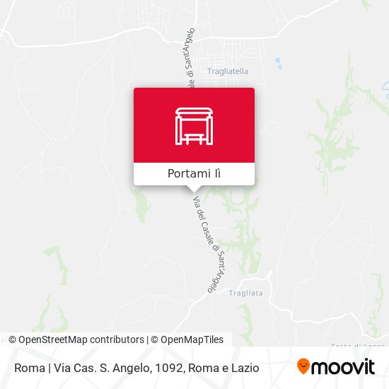 Mappa Roma | Via Cas. S. Angelo, 1092