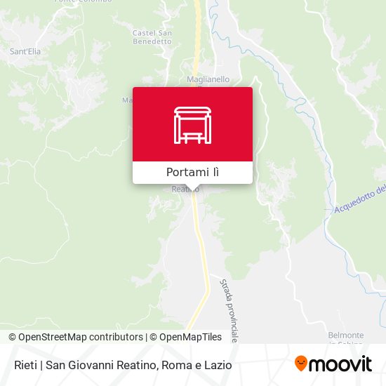 Mappa Rieti | San Giovanni Reatino