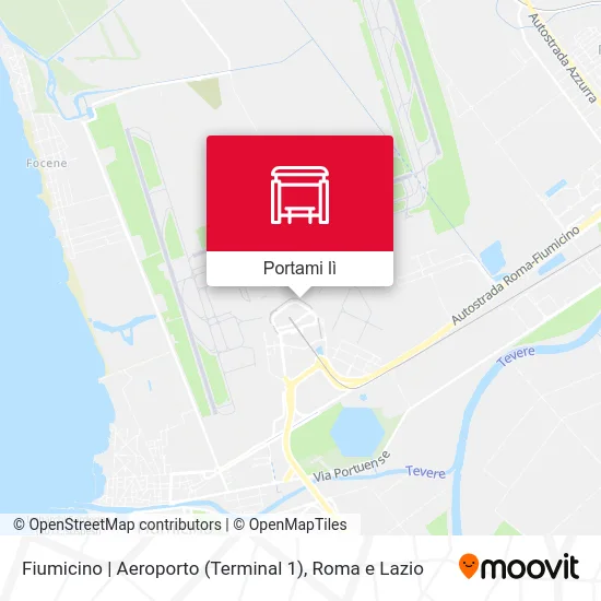 Mappa Fiumicino | Aeroporto (Terminal 1)