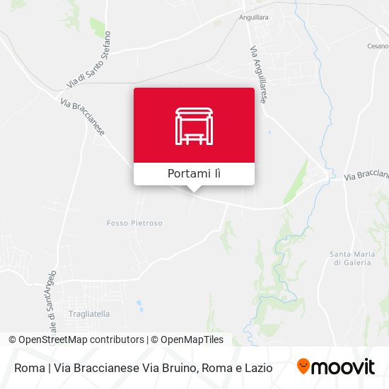 Mappa Roma | Via Braccianese Via Bruino