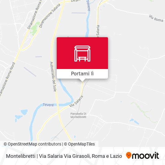 Mappa Montelibretti | Via Salaria Via Girasoli