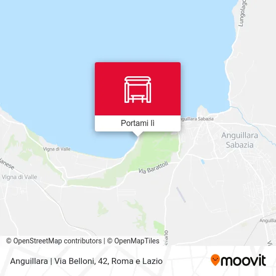 Mappa Anguillara | Via Belloni, 42
