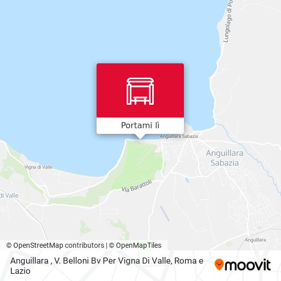 Mappa Anguillara , V. Belloni Bv Per Vigna Di Valle