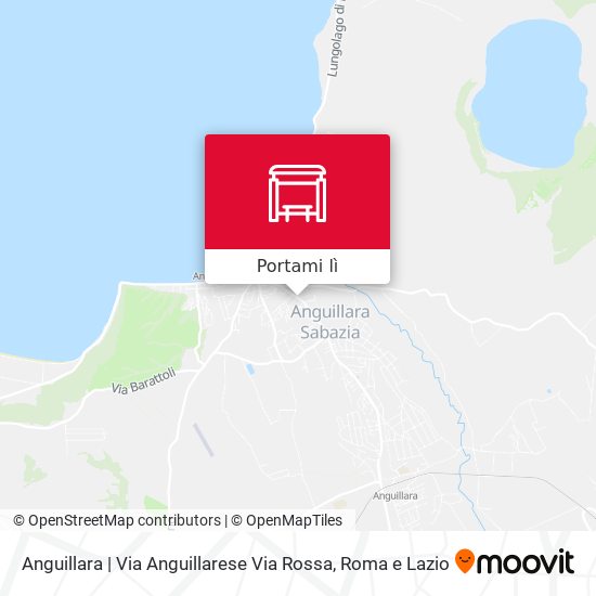 Mappa Anguillara | Via Anguillarese Via Rossa