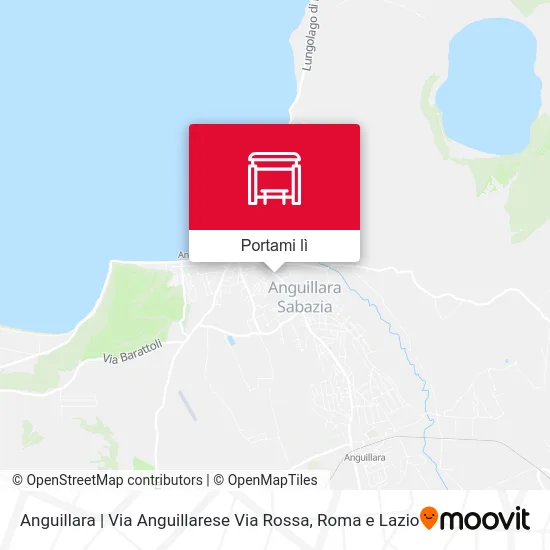 Mappa Anguillara | Via Anguillarese Via Rossa