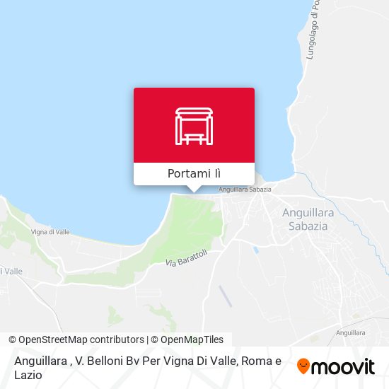 Mappa Anguillara , V. Belloni Bv Per Vigna Di Valle
