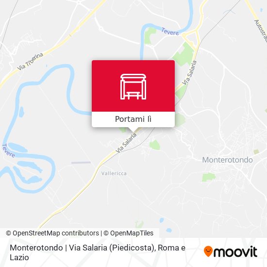 Mappa Monterotondo | Via Salaria (Piedicosta)