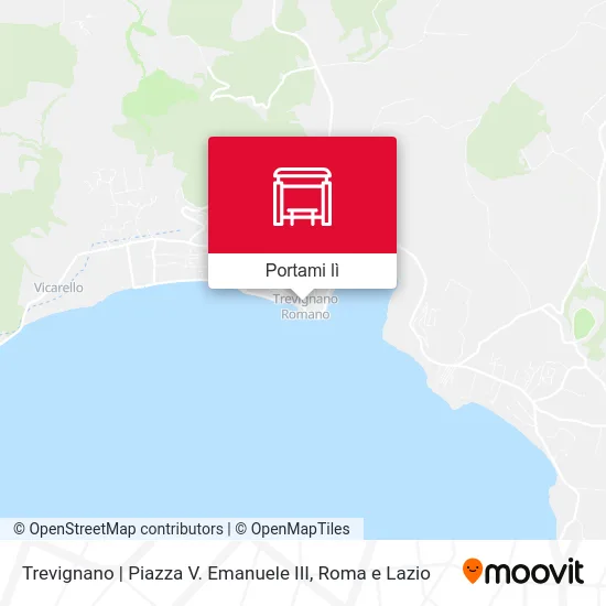 Mappa Trevignano | Piazza V. Emanuele III