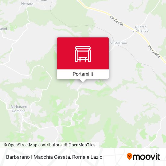 Mappa Barbarano | Macchia Cesata