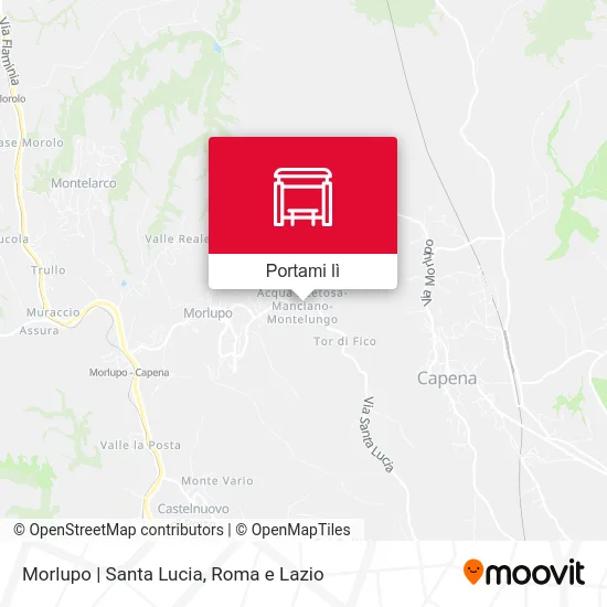 Mappa Morlupo | Santa Lucia