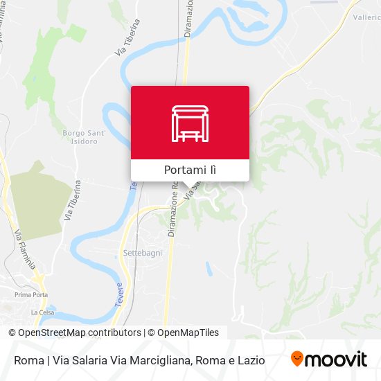 Mappa Roma | Via Salaria Via Marcigliana