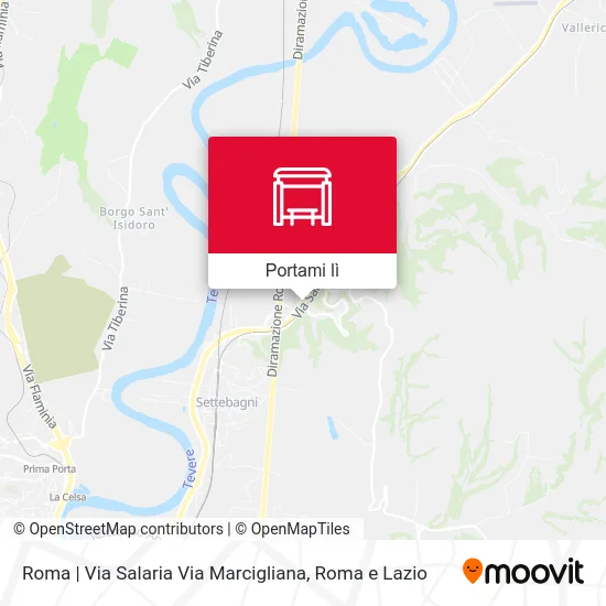Mappa Roma | Via Salaria Via Marcigliana