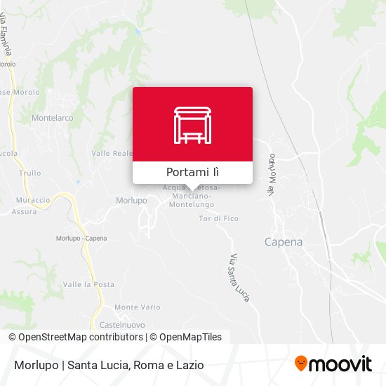 Mappa Morlupo | Santa Lucia