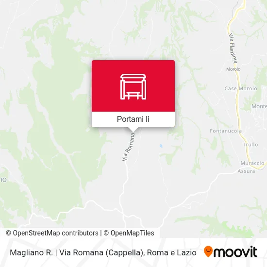 Mappa Magliano R. | Via Romana (Cappella)