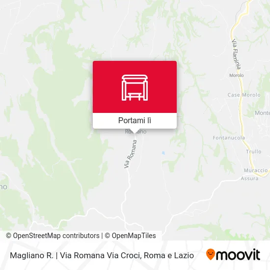 Mappa Magliano R. | Via Romana Via Croci