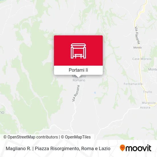 Mappa Magliano R. | Piazza Risorgimento
