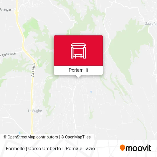 Mappa Formello | Corso Umberto I