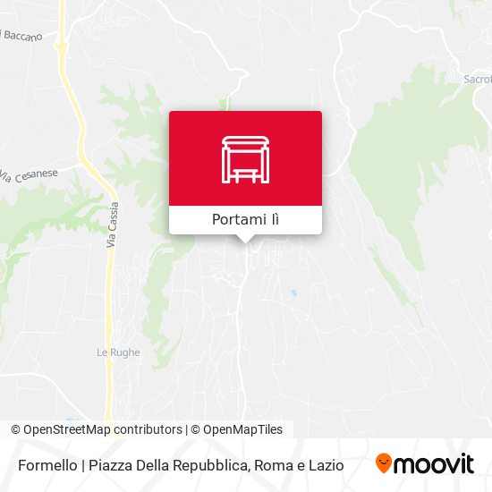 Mappa Formello | Piazza Della Repubblica
