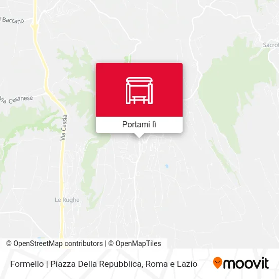 Mappa Formello | Piazza Della Repubblica